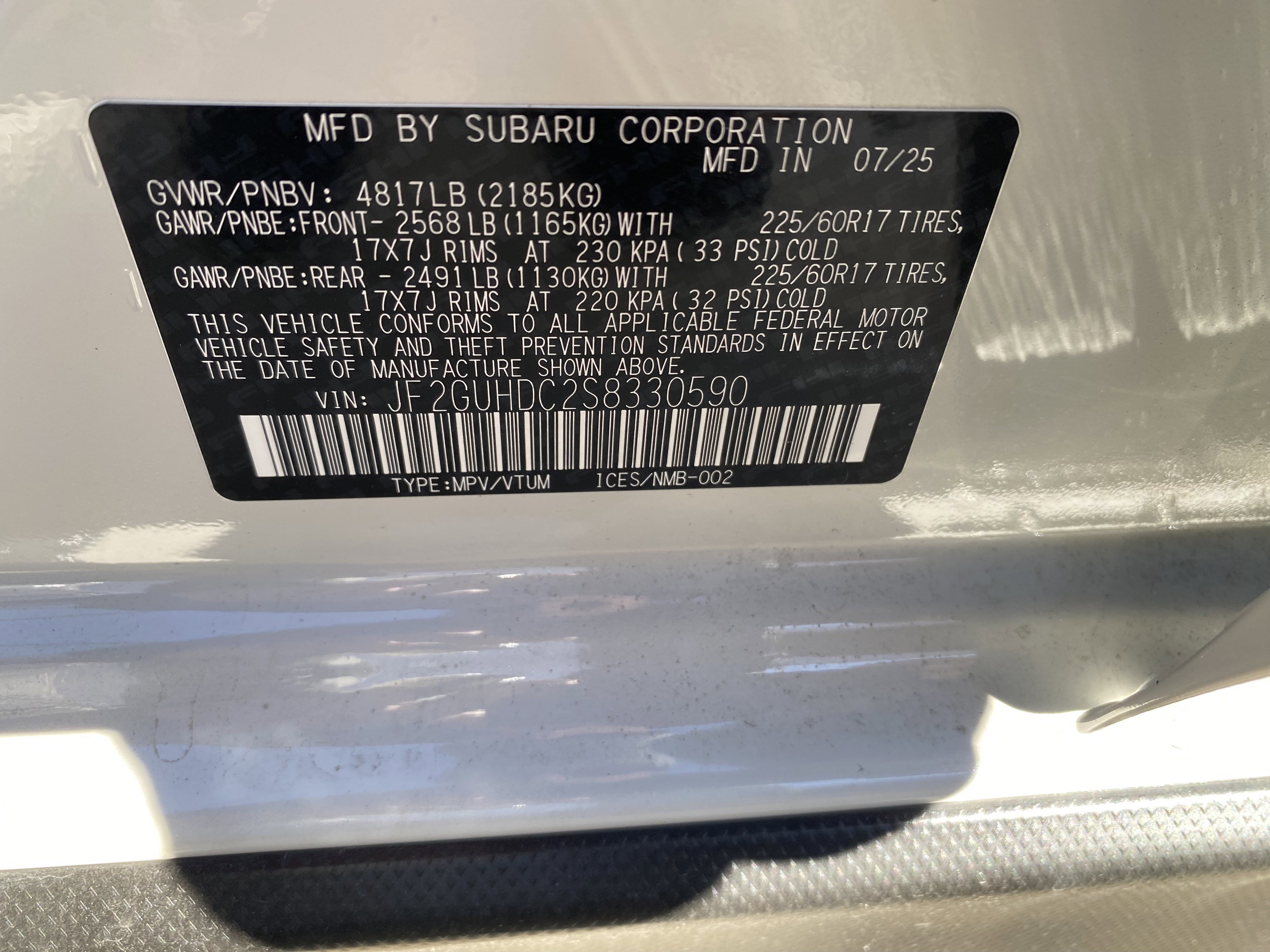 New 2025 Subaru Crosstrek 2.5i Premium image 27