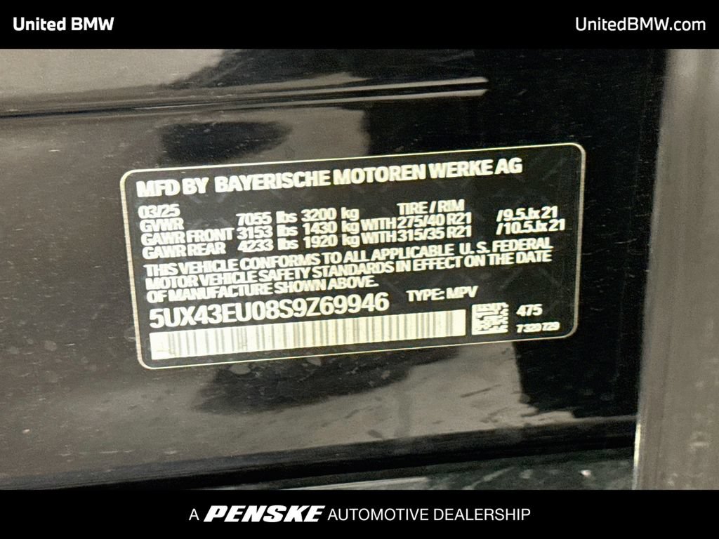 Certified 2025 BMW X5 xDrive50e w/ M Sport Package AWD/4WD image 22
