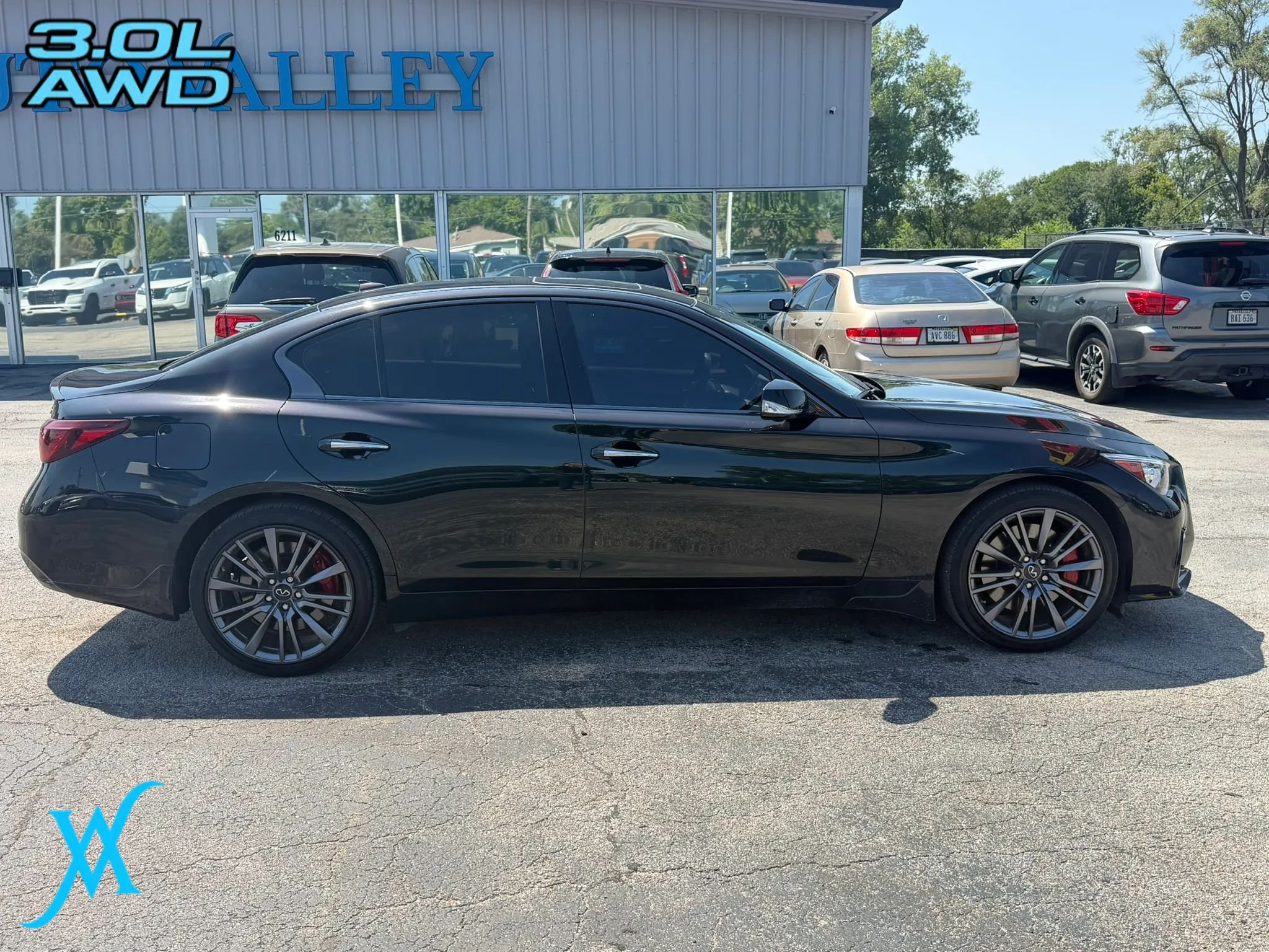 Used 2023 INFINITI Q50 Red Sport 400 w/ Black Opal Edition AWD/4WD image 8