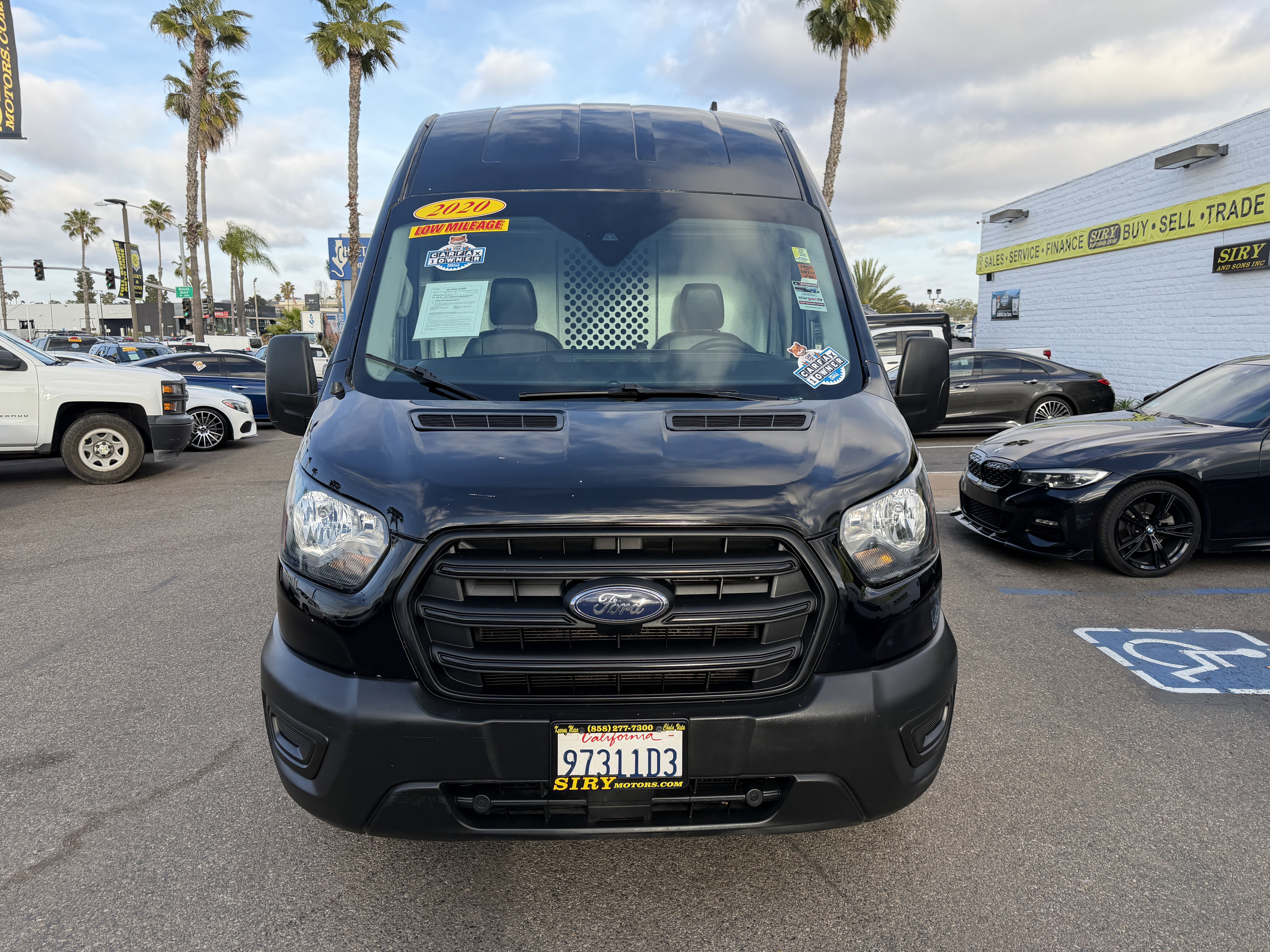 Used 2020 Ford Transit 250 148 High Roof Extended w/ Load Area Protection Package image 8