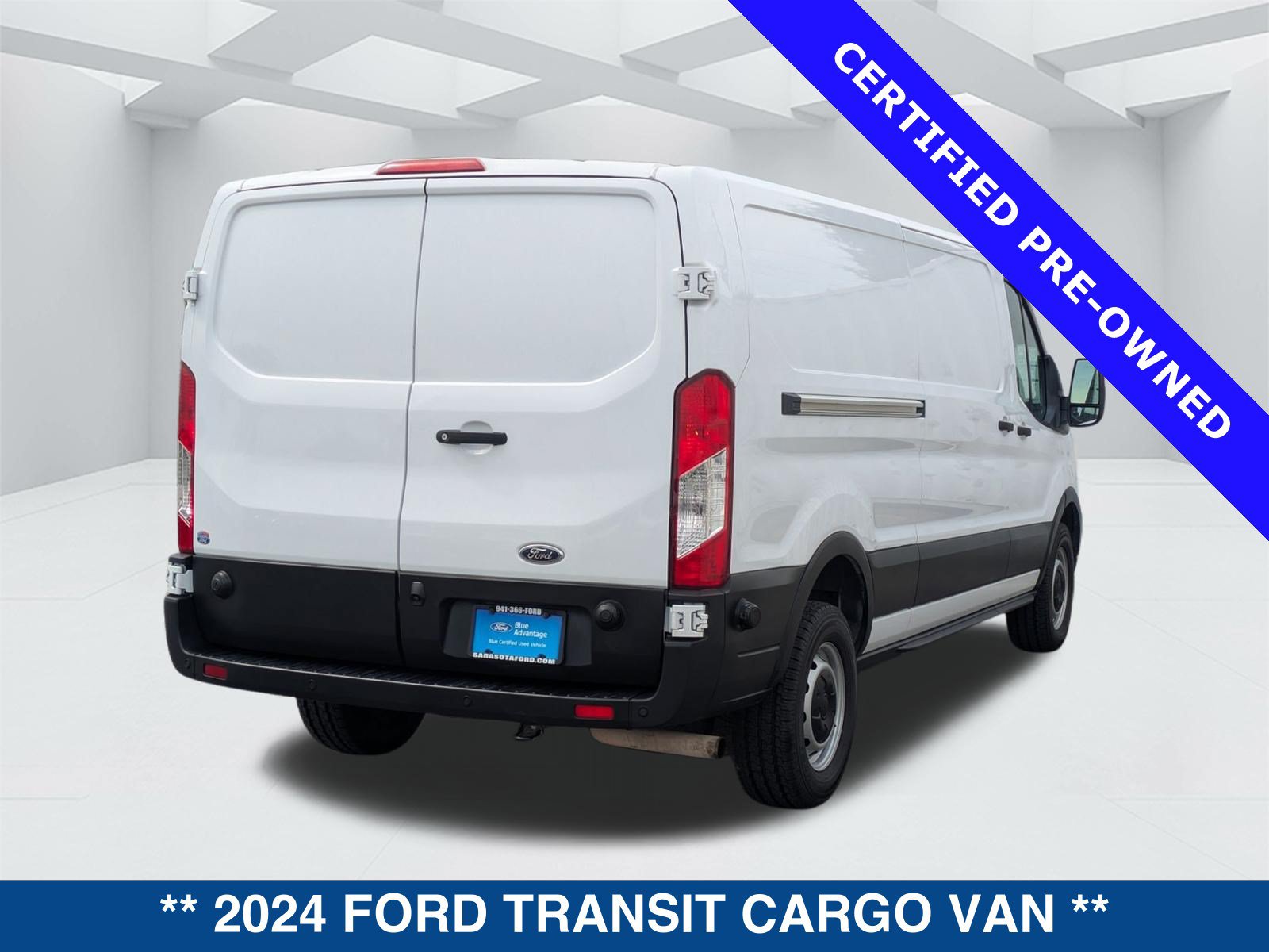 Certified 2024 Ford Transit 350 Low Roof w/ Load Area Protection Package RWD image 36