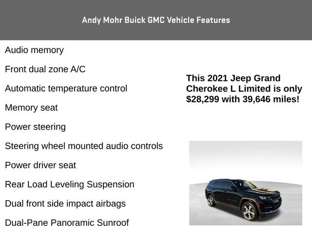 Used 2021 Jeep Grand Cherokee L Limited w/ Trailer Tow Group (B) image 12