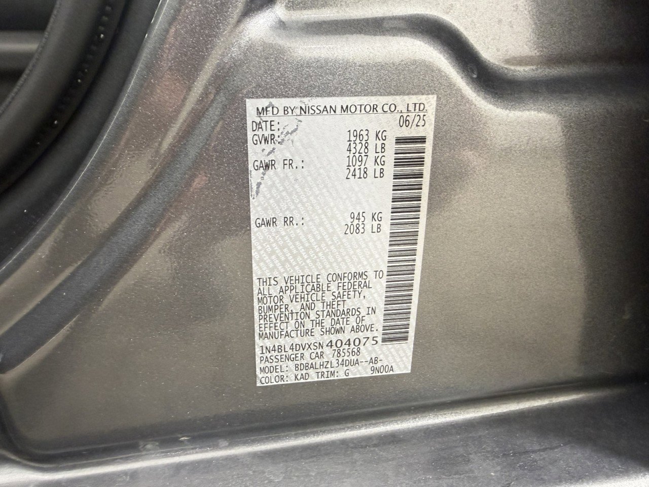 Used 2025 Nissan Altima 2.5 SV image 24