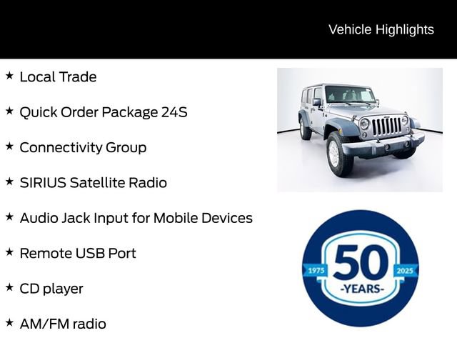 Used 2016 Jeep Wrangler Unlimited Sport w/ Quick Order Package 24S AWD/4WD image 6