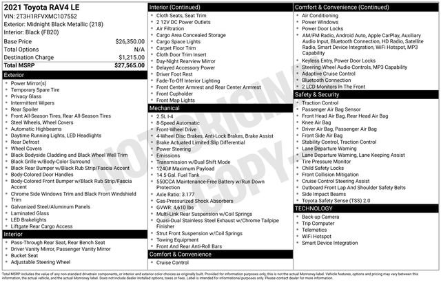 Used 2021 Toyota RAV4 LE image 6