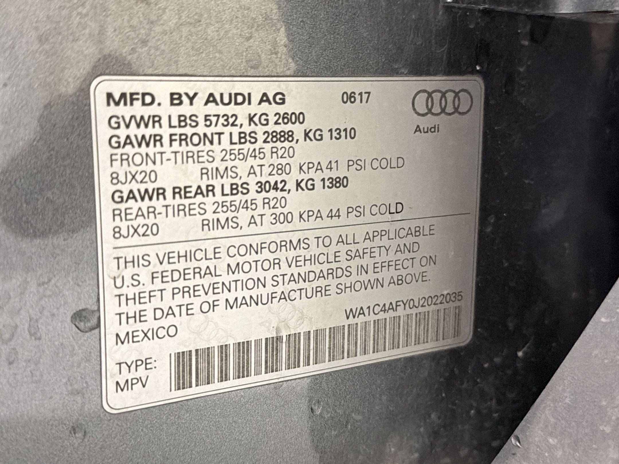 Used 2018 Audi SQ5 Prestige w/ Prestige Package AWD/4WD image 14