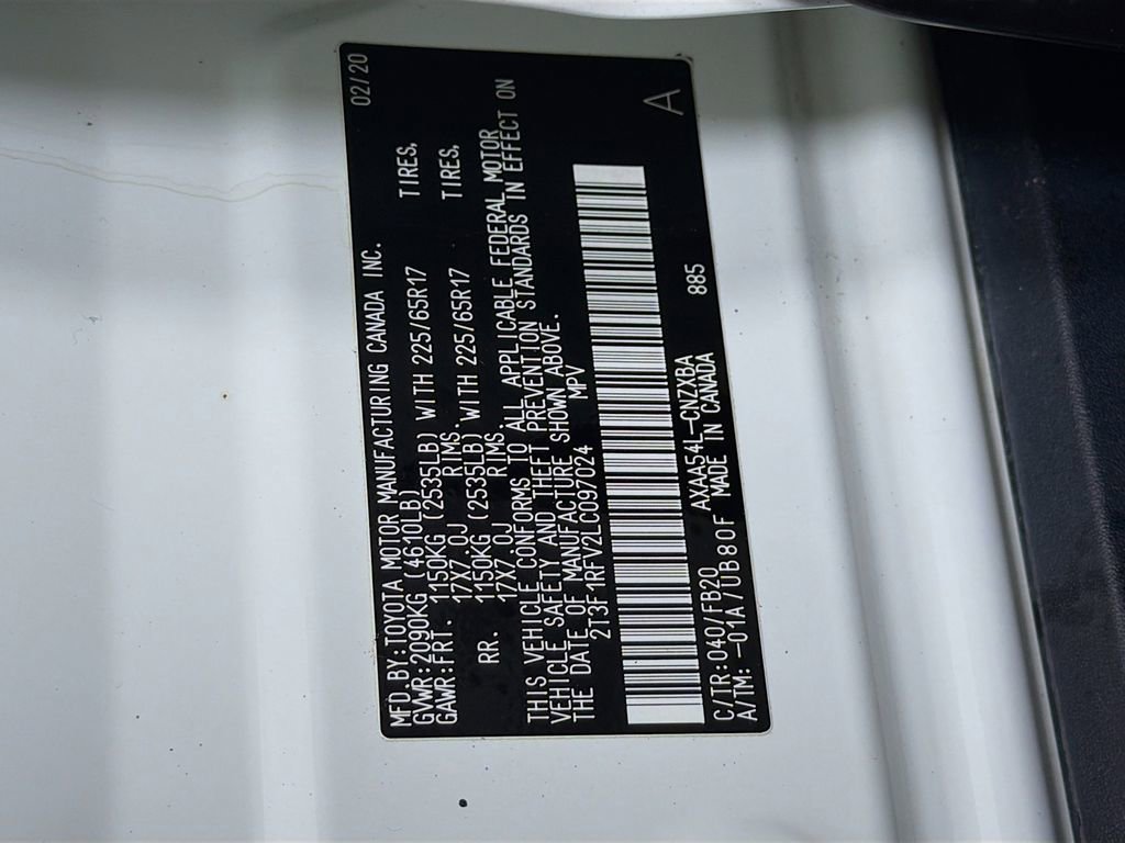 Used 2020 Toyota RAV4 LE w/ Carpet Mat Package image 30