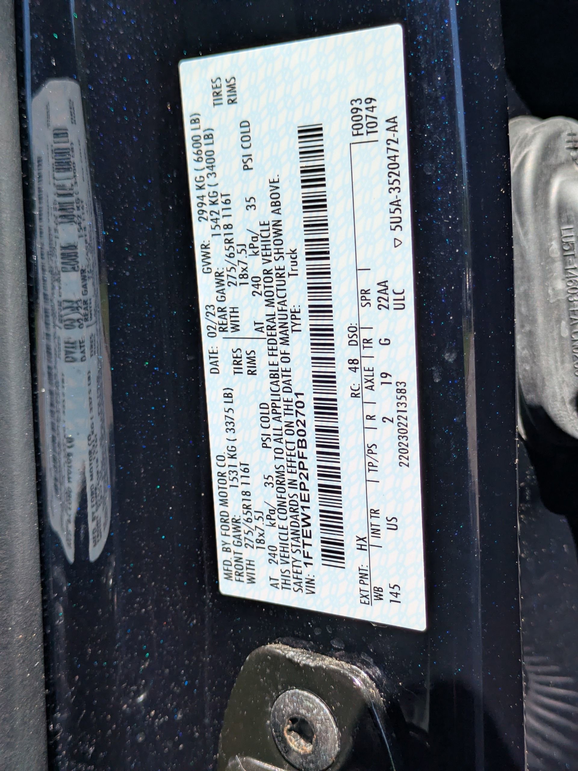 Used 2023 Ford F150 XLT w/ Equipment Group 302A High AWD/4WD image 39