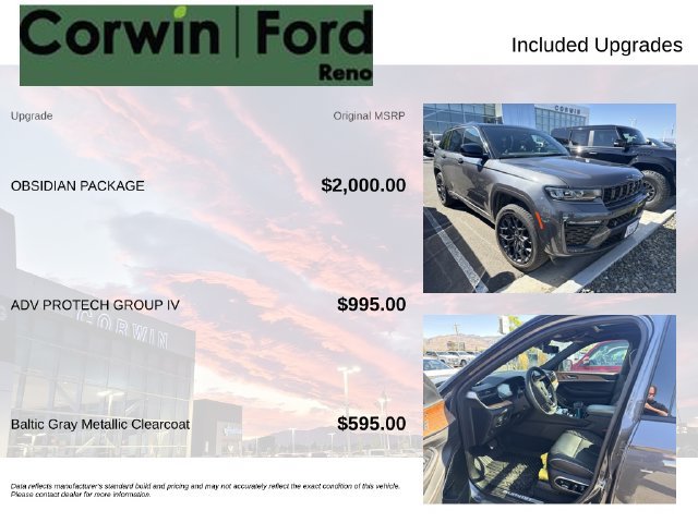 Used 2026 Jeep Grand Cherokee Summit w/ Obsidian Package AWD/4WD image 3