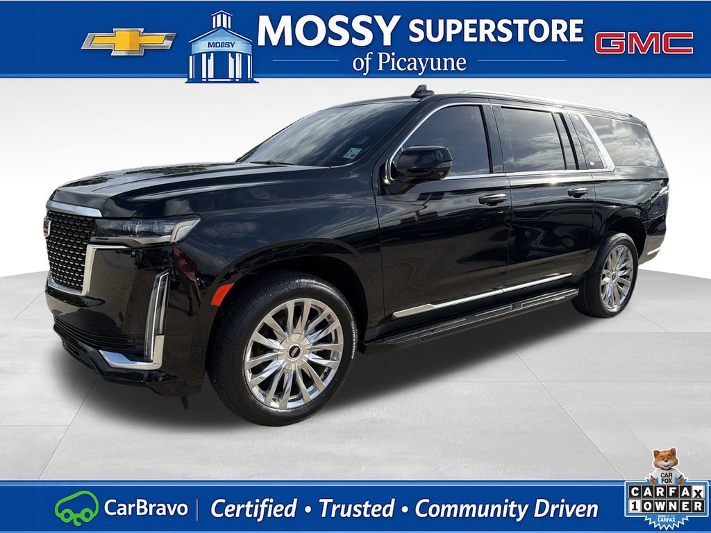 Certified 2023 Cadillac Escalade ESV Premium Luxury w/ LPO, Floor Liner Package AWD/4WD image 1