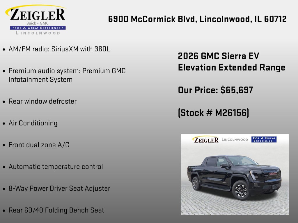 New 2026 GMC Sierra EV Elevation AWD/4WD image 6