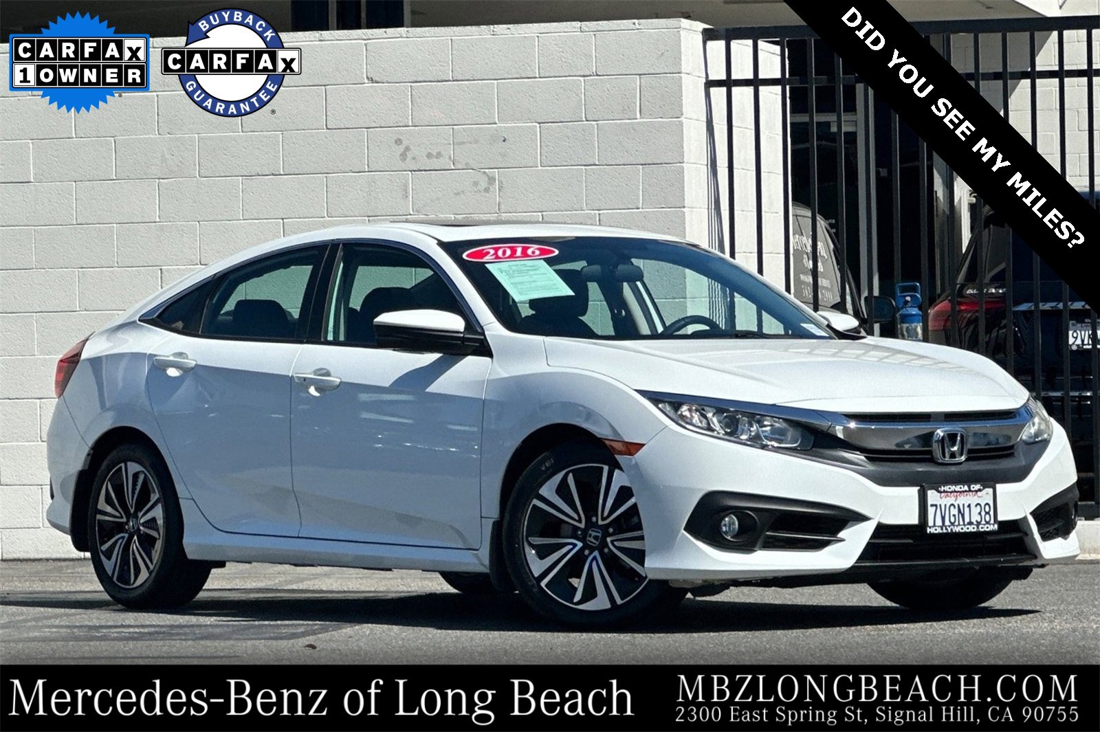 Used 2016 Honda Civic EX-T