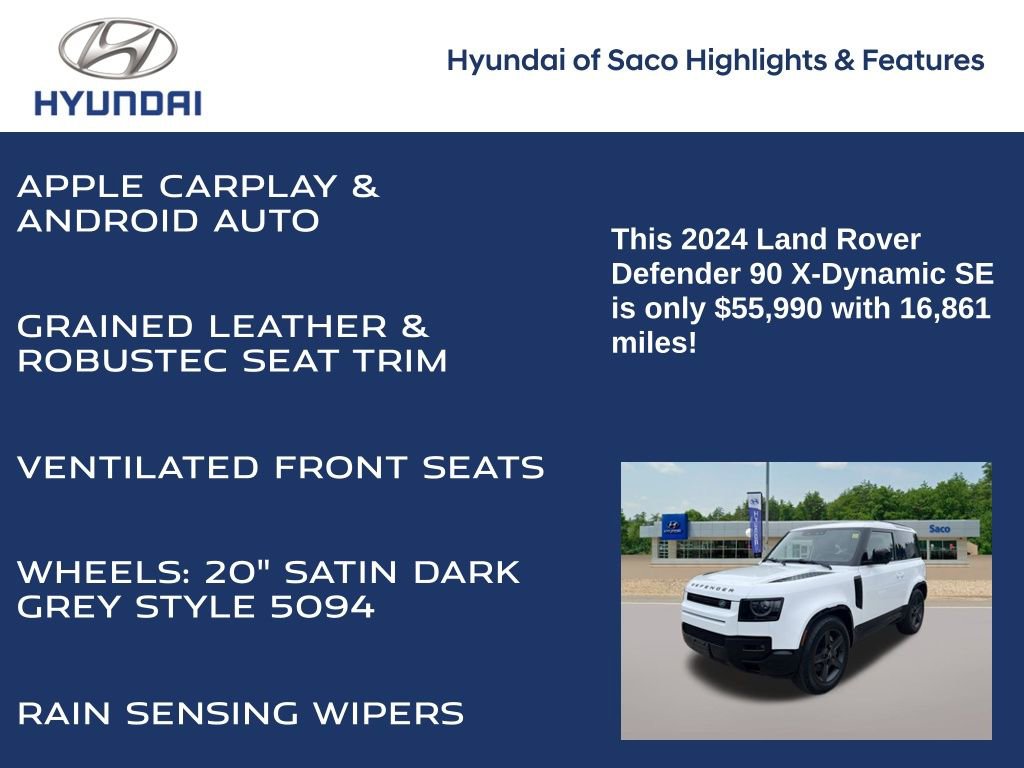 Used 2024 Land Rover Defender 90 X-Dynamic SE image 8