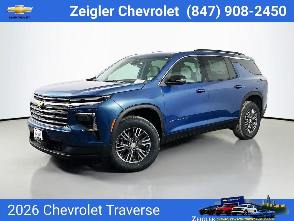 New 2026 Chevrolet Traverse LT w/ LPO, Floor Liner Package image 1