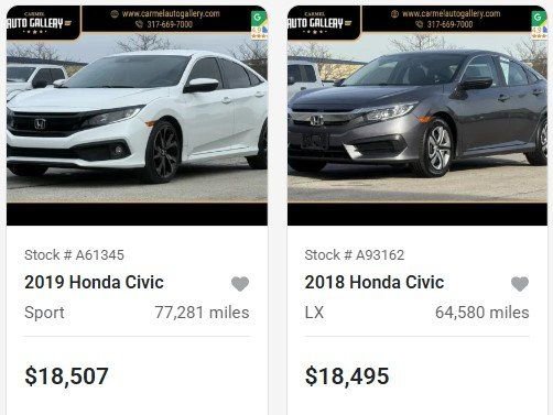 Used 2019 Honda Civic LX image 3