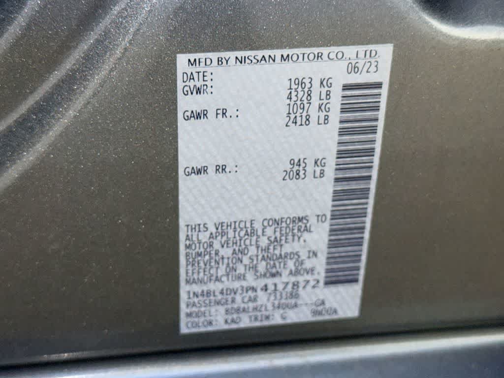 Used 2023 Nissan Altima 2.5 SV FWD image 29