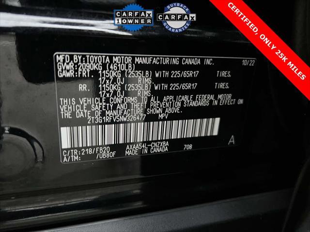 Certified 2022 Toyota RAV4 LE image 20