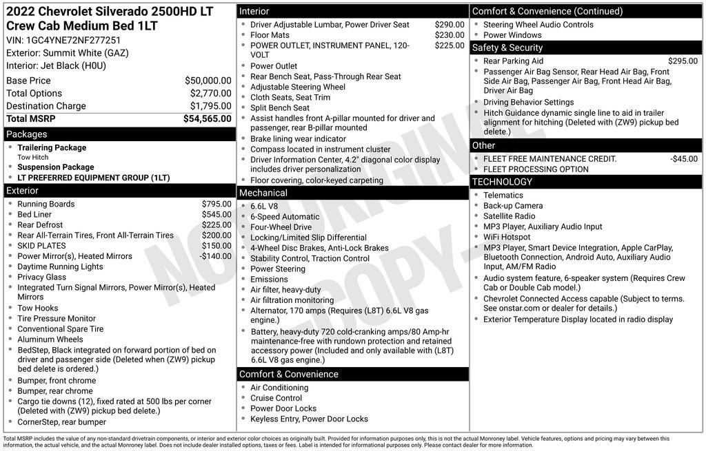 Used 2022 Chevrolet Silverado 2500 LT AWD/4WD image 32