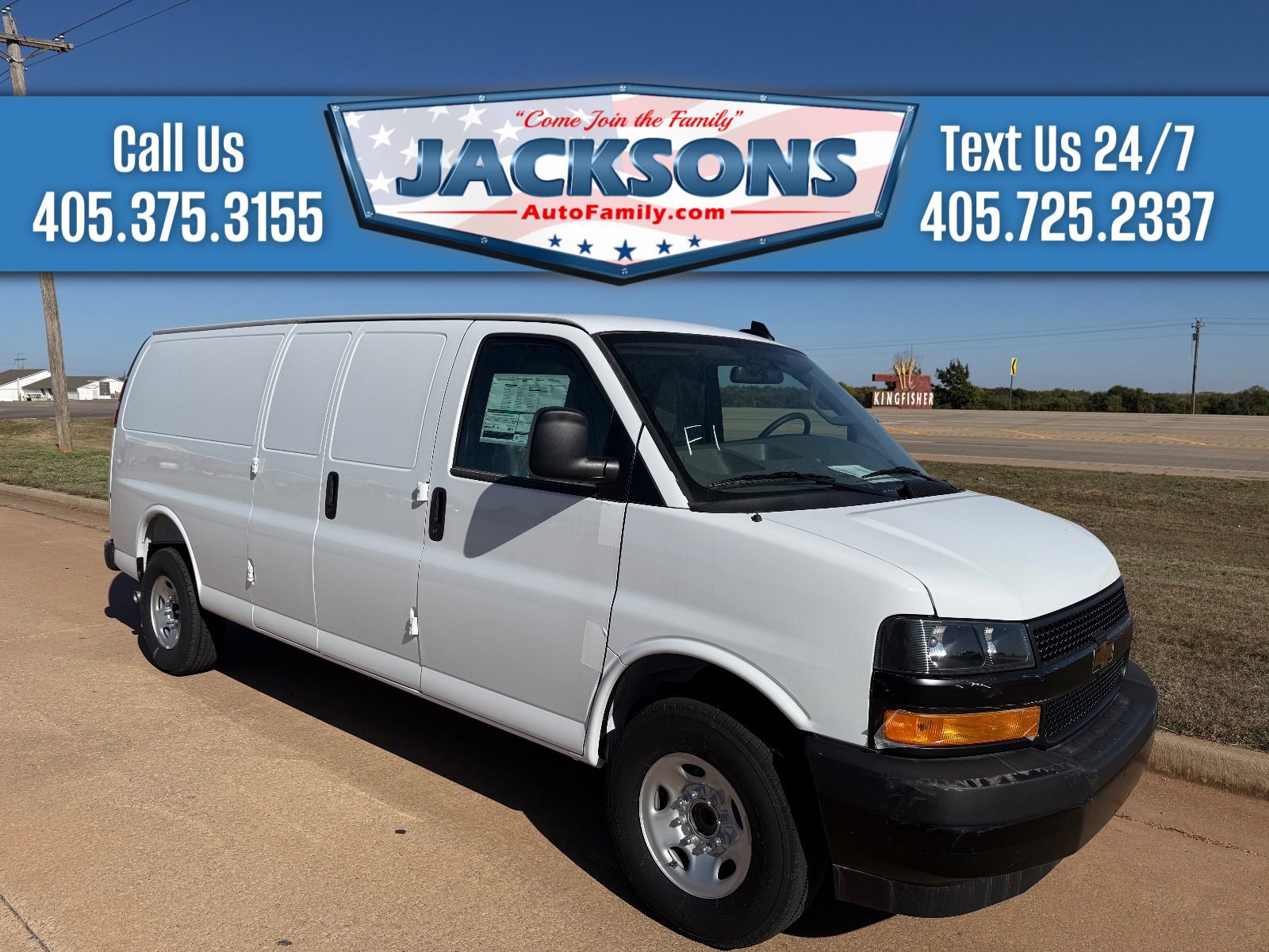 New 2025 Chevrolet Express 3500 Extended w/ Driver Convenience Package RWD image 1