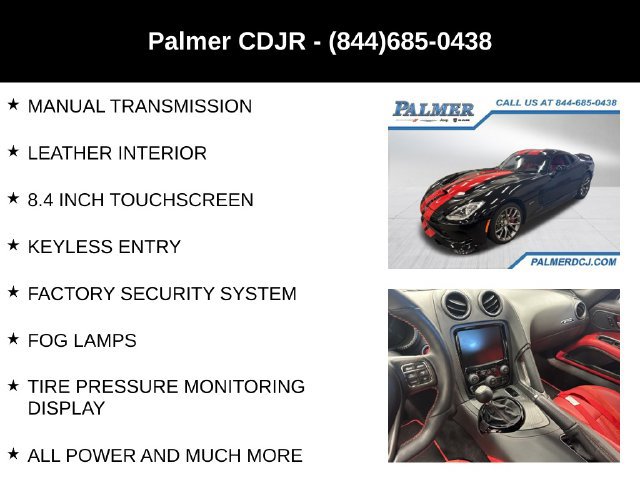 Used 2014 SRT Viper GTS w/ Exterior Carbon Fiber Package RWD image 6