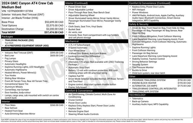 Used 2024 GMC Canyon AT4 image 23