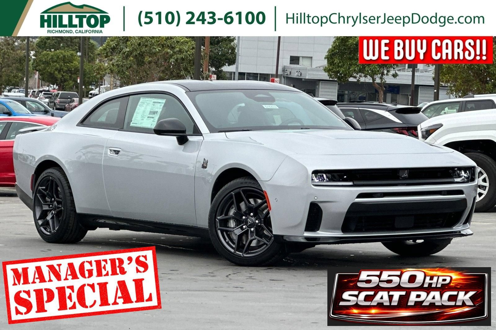 New 2026 Dodge Charger Scat Pack w/ Blacktop Package AWD/4WD image 1