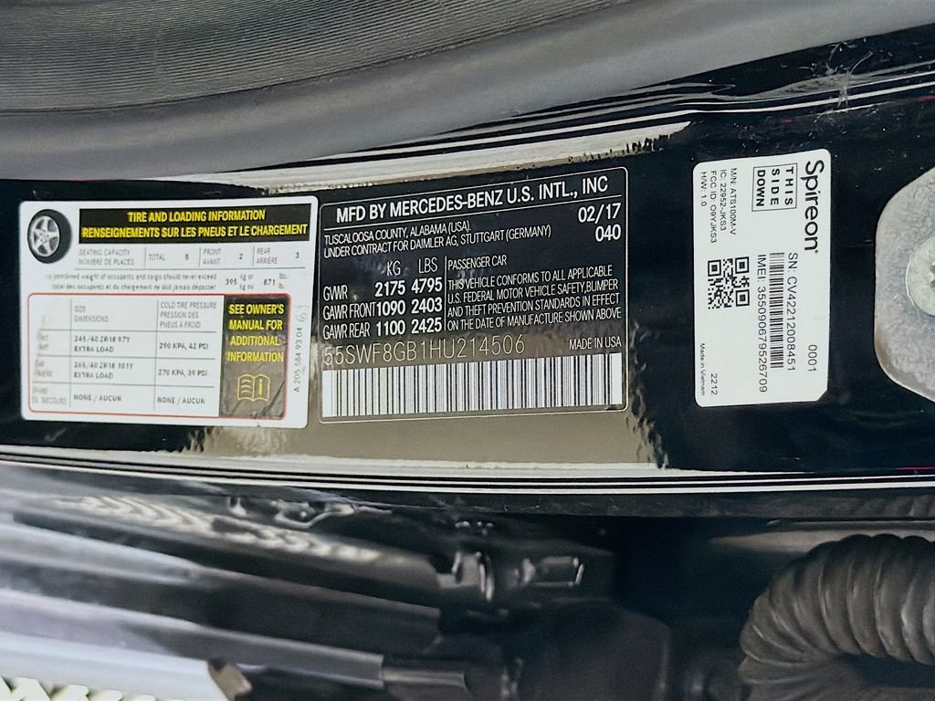 Used 2017 Mercedes-Benz C 63 AMG Sedan image 31