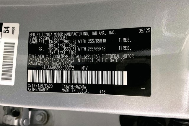 Certified 2025 Toyota Grand Highlander AWD image 45
