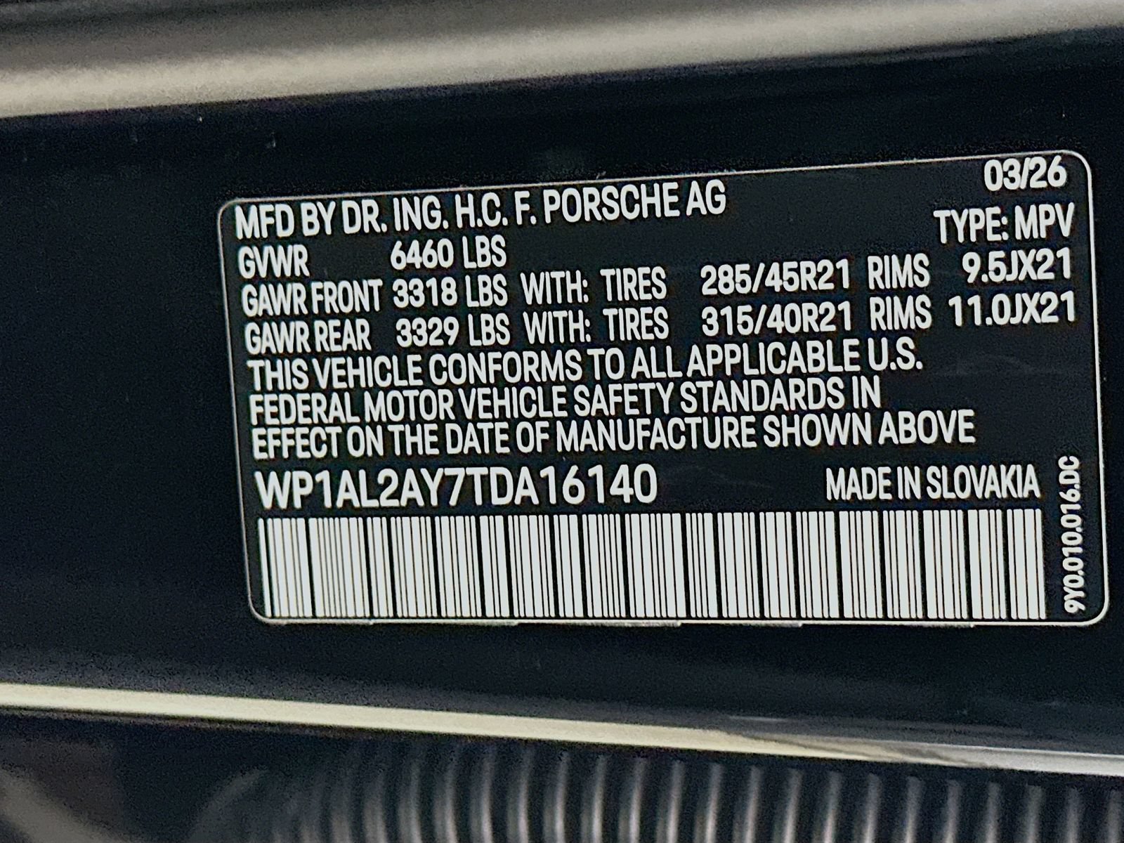New 2026 Porsche Cayenne S AWD/4WD image 48