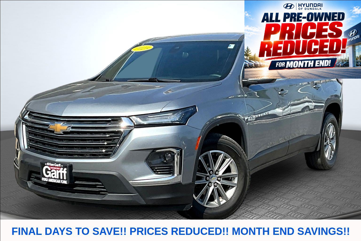 Used 2023 Chevrolet Traverse LT