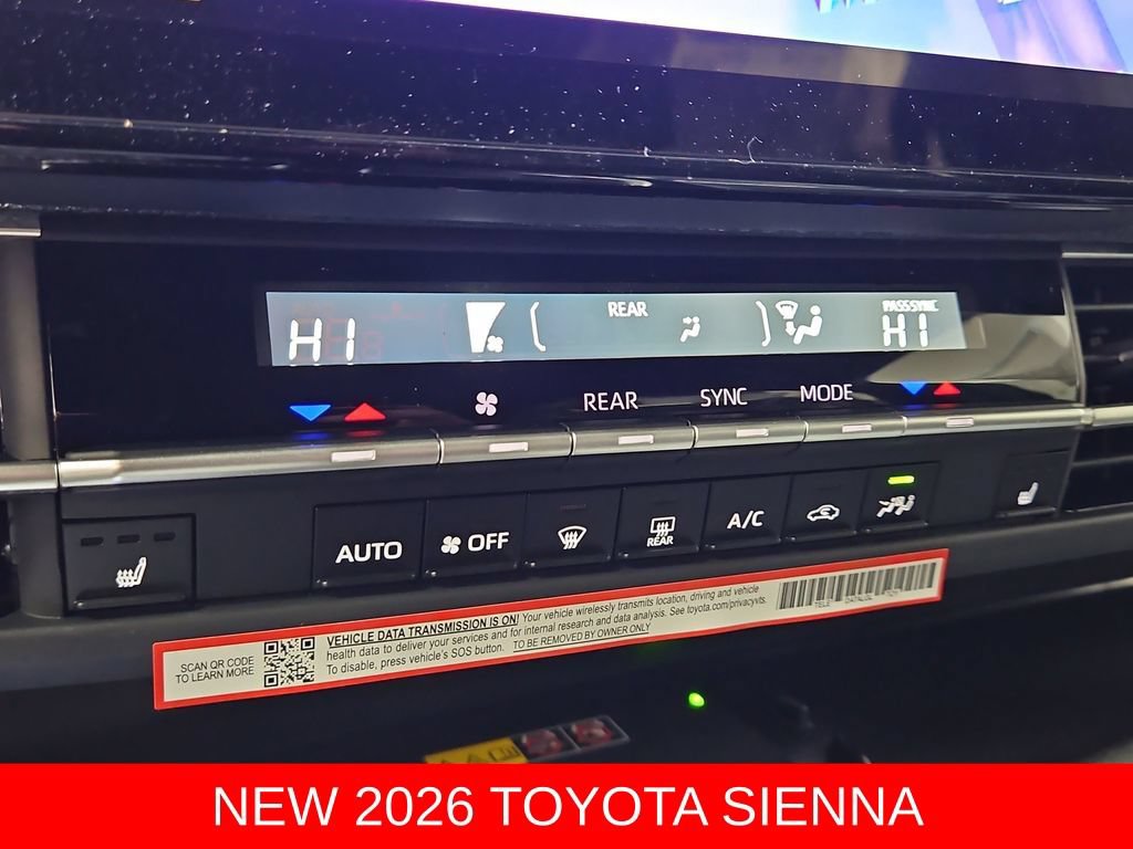 New 2026 Toyota Sienna XSE AWD/4WD image 22