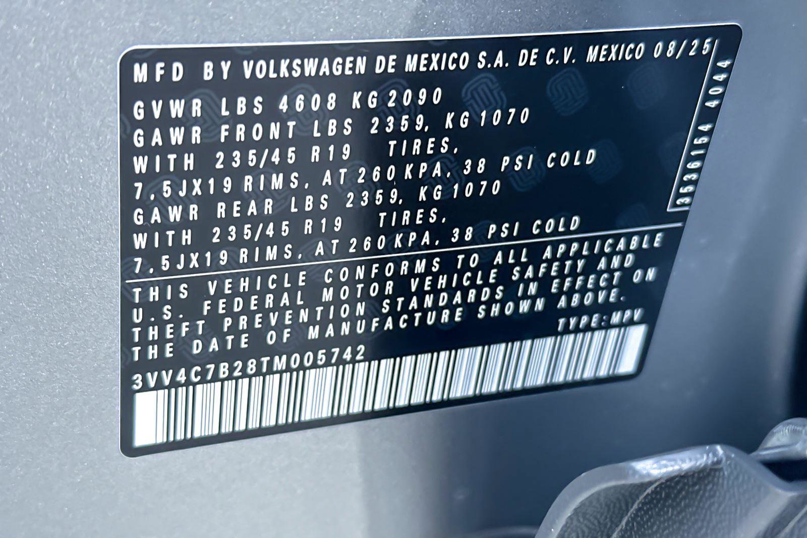 New 2026 Volkswagen Taos SEL image 27