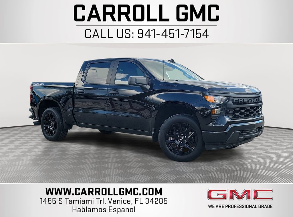 Certified 2023 Chevrolet Silverado 1500 Custom w/ LPO, Dark Essentials Package image 1
