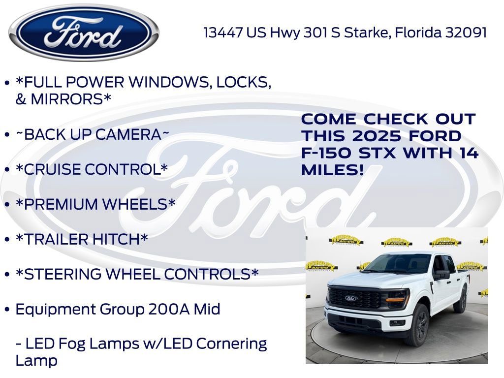 New 2025 Ford F150 STX w/ Equipment Group 200A image 10