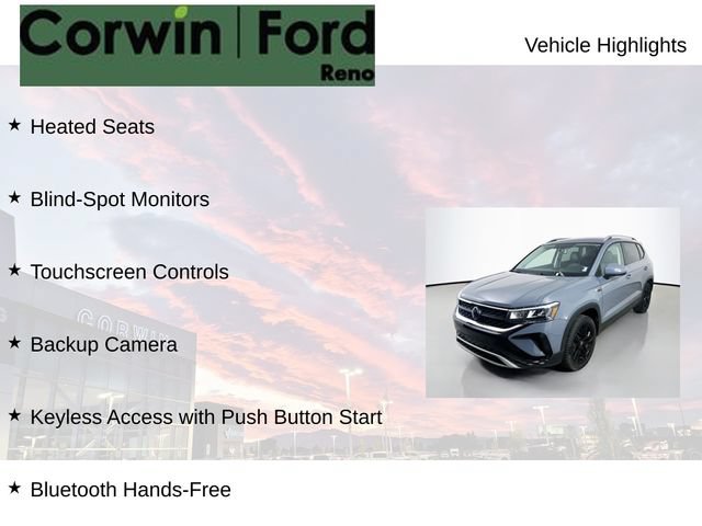 Used 2022 Volkswagen Taos SE FWD image 7