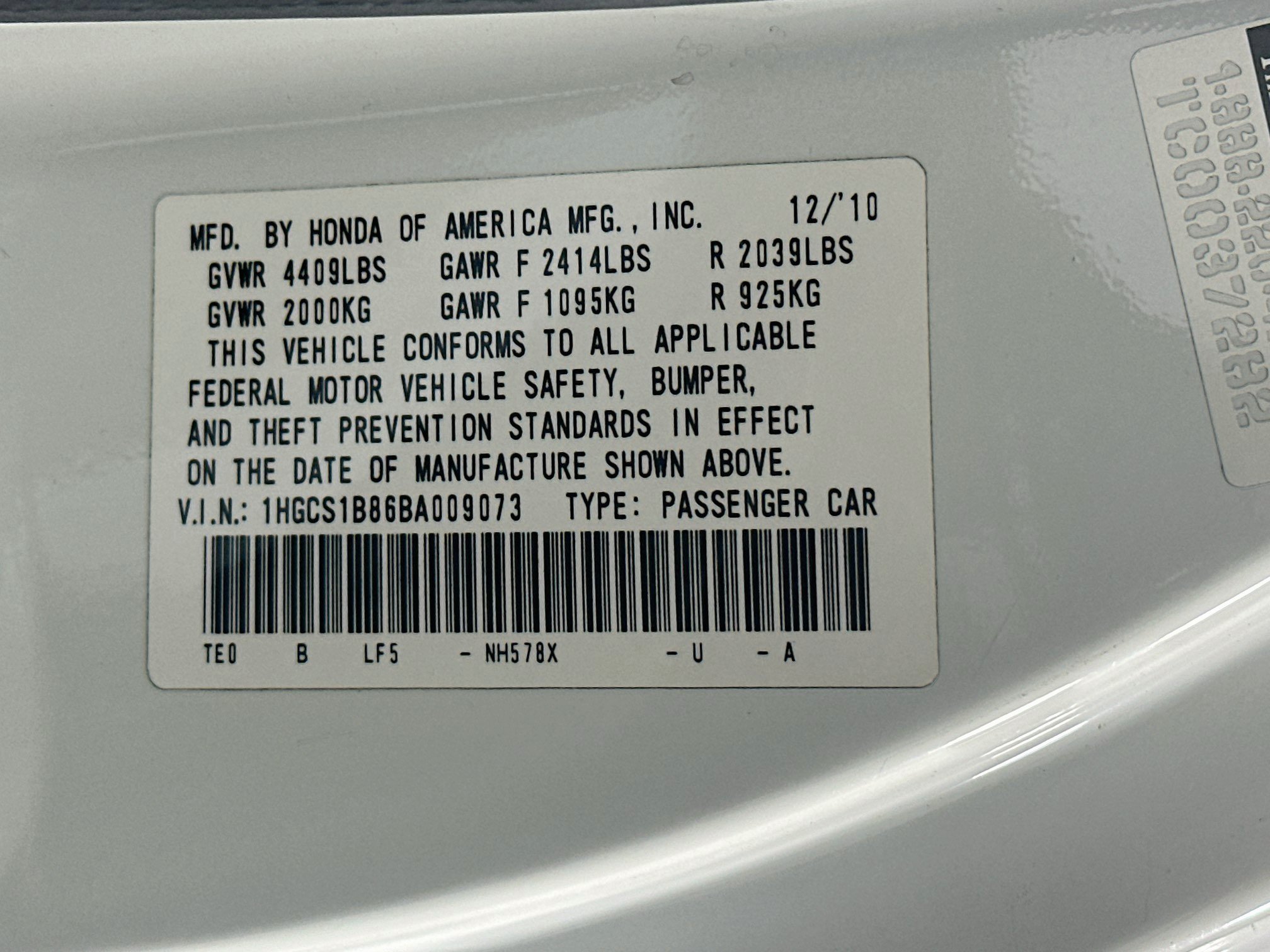 Used 2011 Honda Accord EX-L image 12