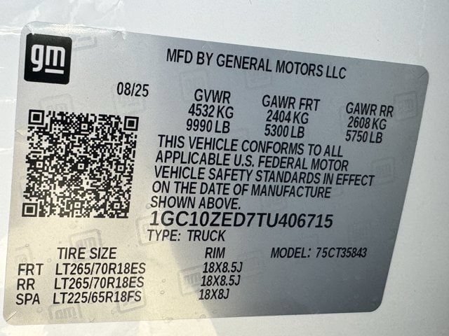 New 2026 Chevrolet Silverado EV LT w/ Plus Package AWD/4WD image 27