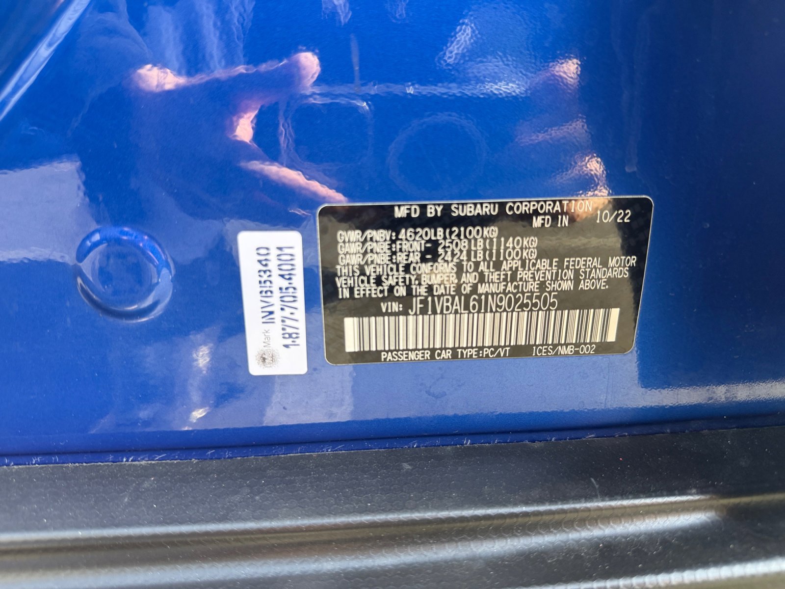 Used 2022 Subaru WRX Limited image 23