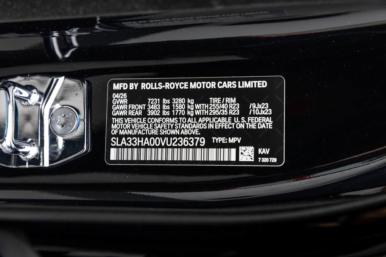 New 2027 Rolls-Royce Cullinan Black Badge AWD/4WD image 24