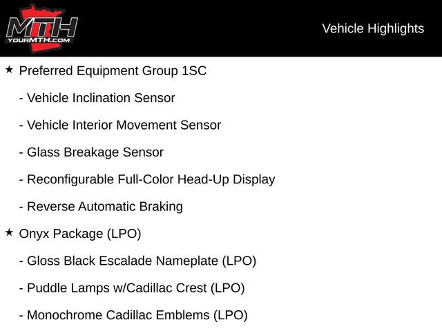 Used 2024 Cadillac Escalade Sport w/ LPO, ONYX Package image 14