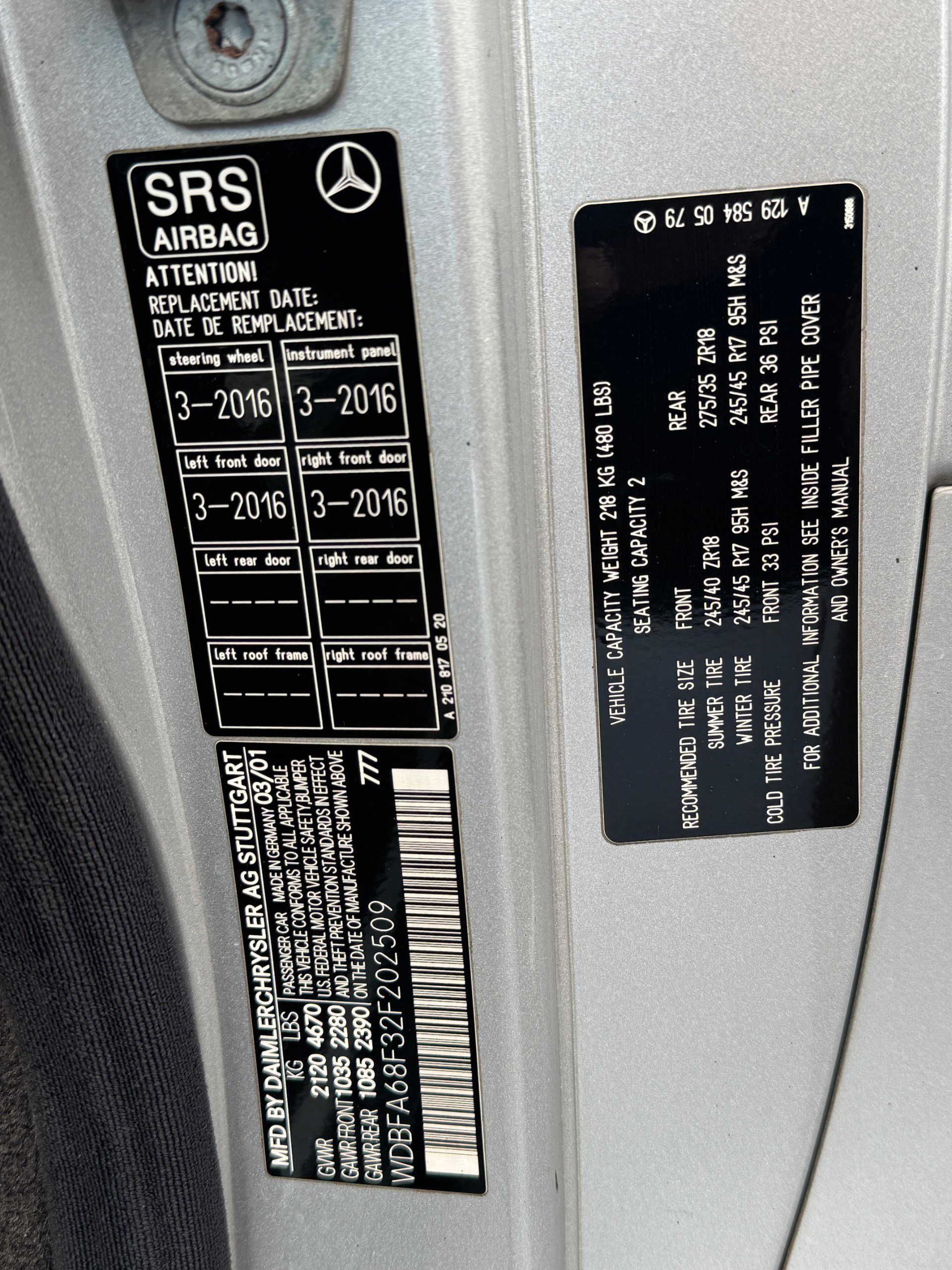 Used 2002 Mercedes-Benz SL 500 image 48