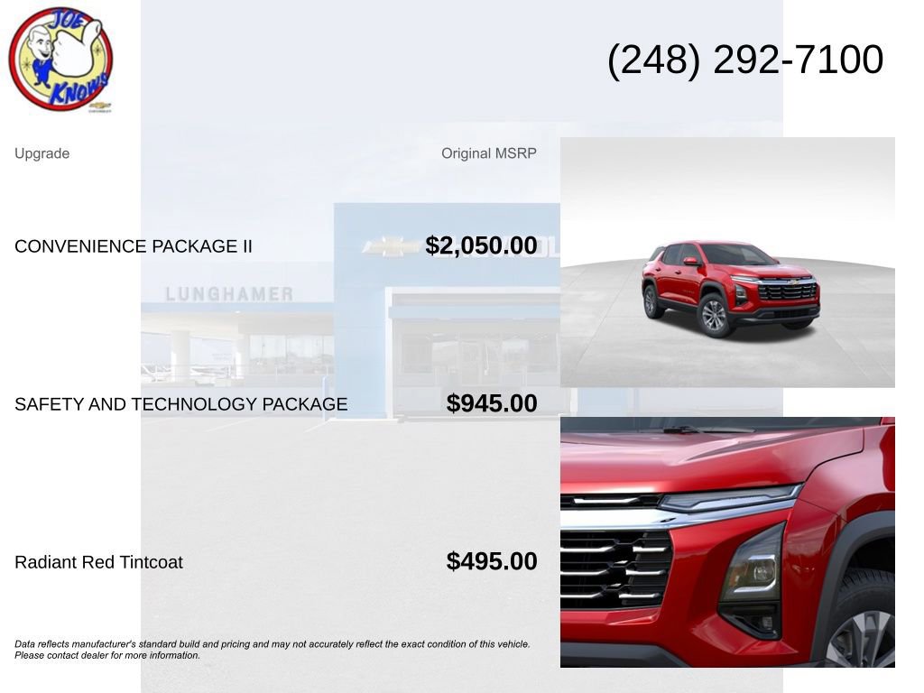 New 2026 Chevrolet Equinox LT w/ Convenience Package II FWD image 5