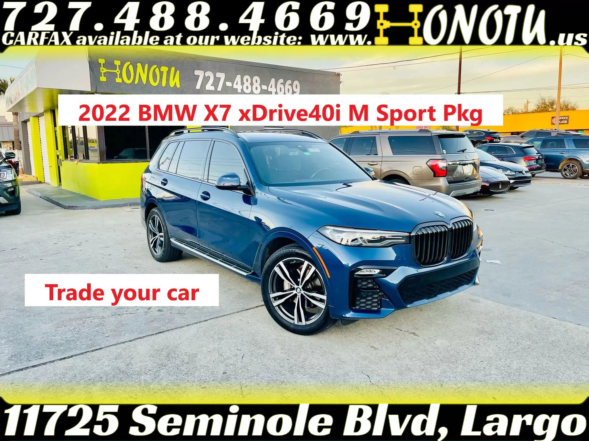 Used 2022 BMW X7 xDrive40i w/ M Sport Package image 1