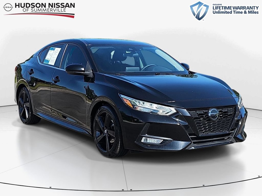 Used 2023 Nissan Sentra SR w/ Midnight Edition Package FWD image 1