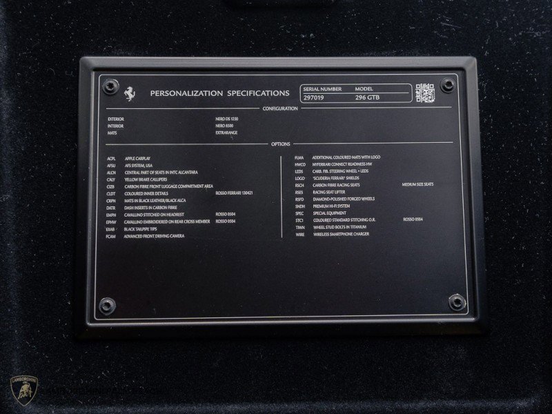 Used 2023 Ferrari 296 GTB RWD image 30