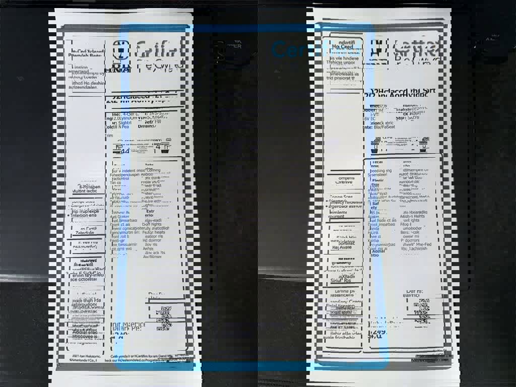 Used 2022 Honda Accord Sport image 12