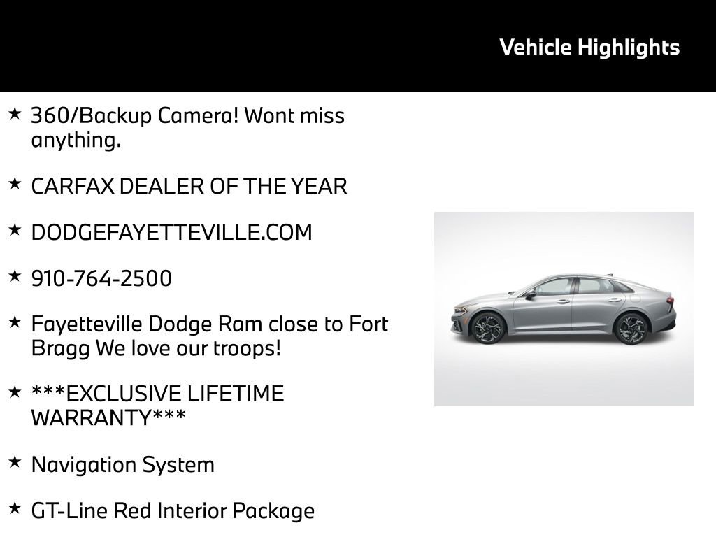 Used 2025 Kia K5 GT-Line w/ GT-Line Premium Package FWD image 5