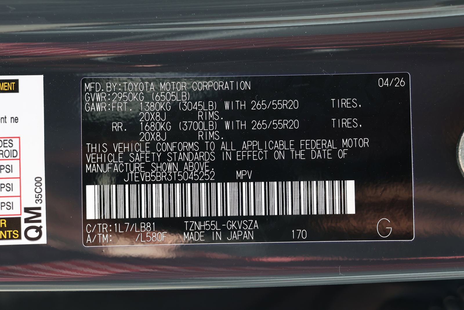 New 2026 Toyota 4Runner Platinum AWD/4WD image 36