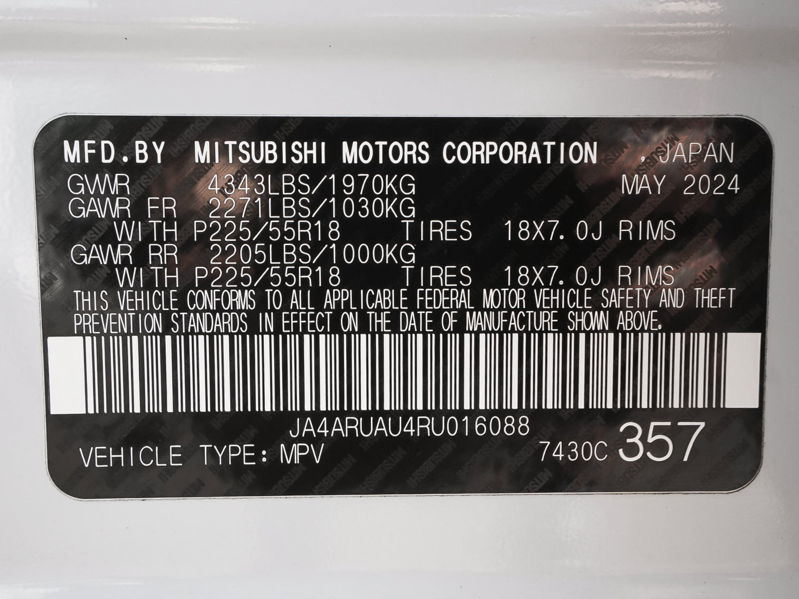 Used 2024 Mitsubishi Outlander Sport ES AWD/4WD image 8