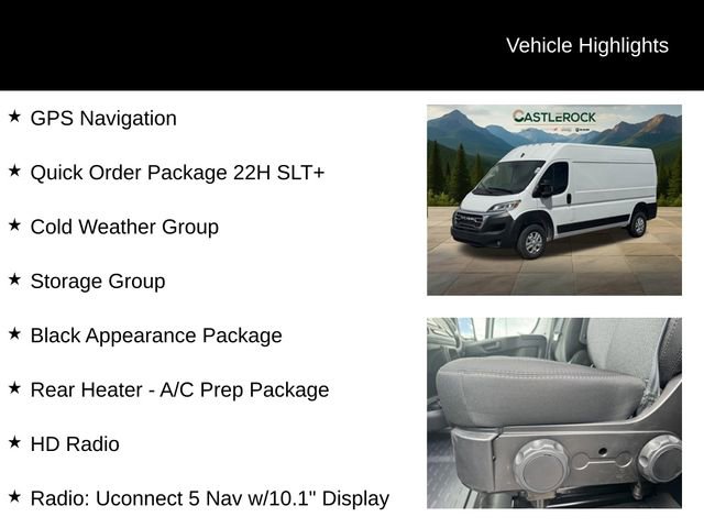 Used 2024 RAM ProMaster 2500 w/ Quick Order Package 22H SLT+ image 8